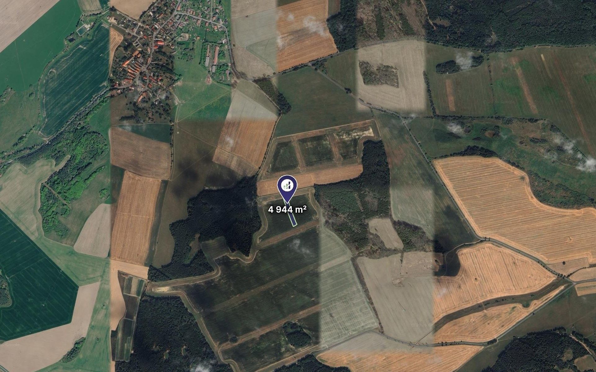 Prodej zemědělský pozemek - Týček, 1 648 m² - 2