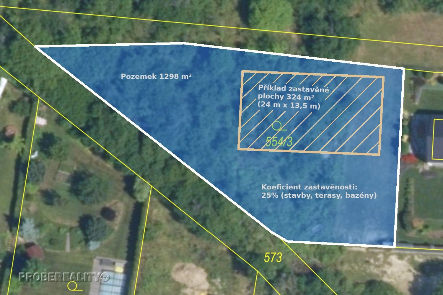 Prodej pozemek pro bydlení - Lomená, Statenice, 1 298 m² - 5