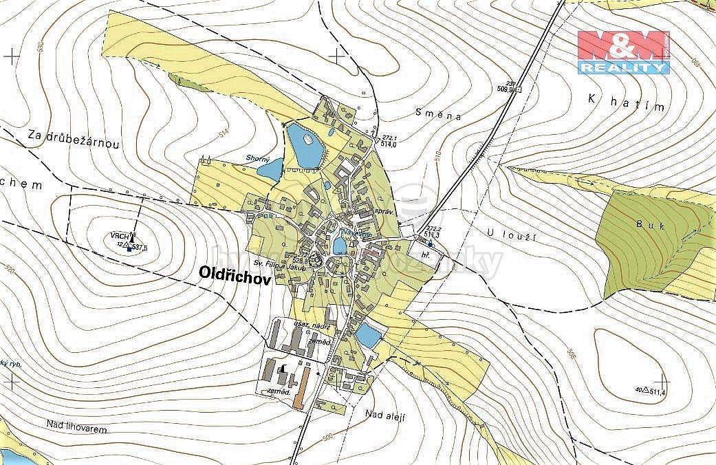 Prodej zahrada - Oldřichov, okres Tábor, Jihočeský kraj - 2