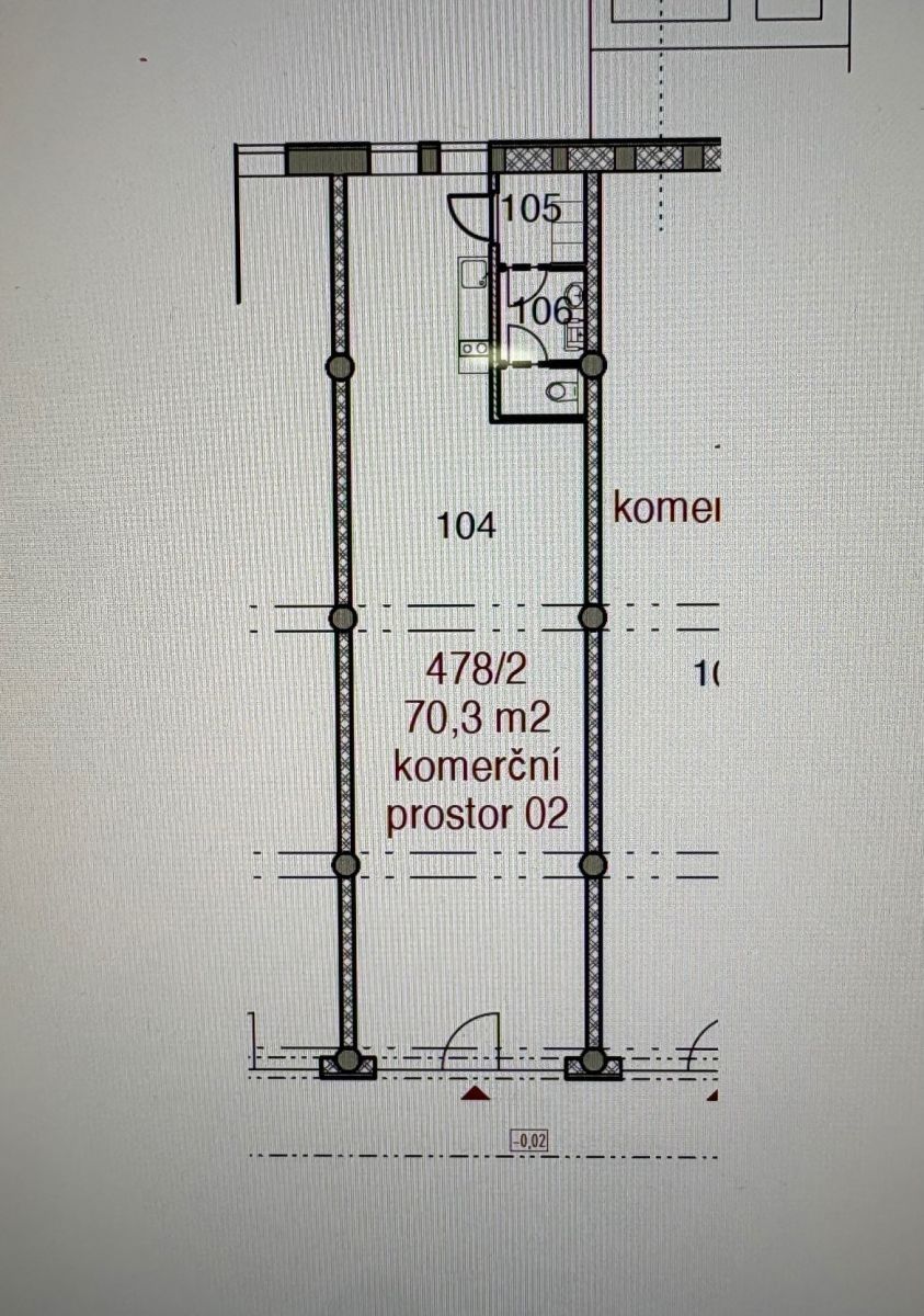 Obchodní prostory · 70 m² · Mochovská, Praha - Hloubětín - 4