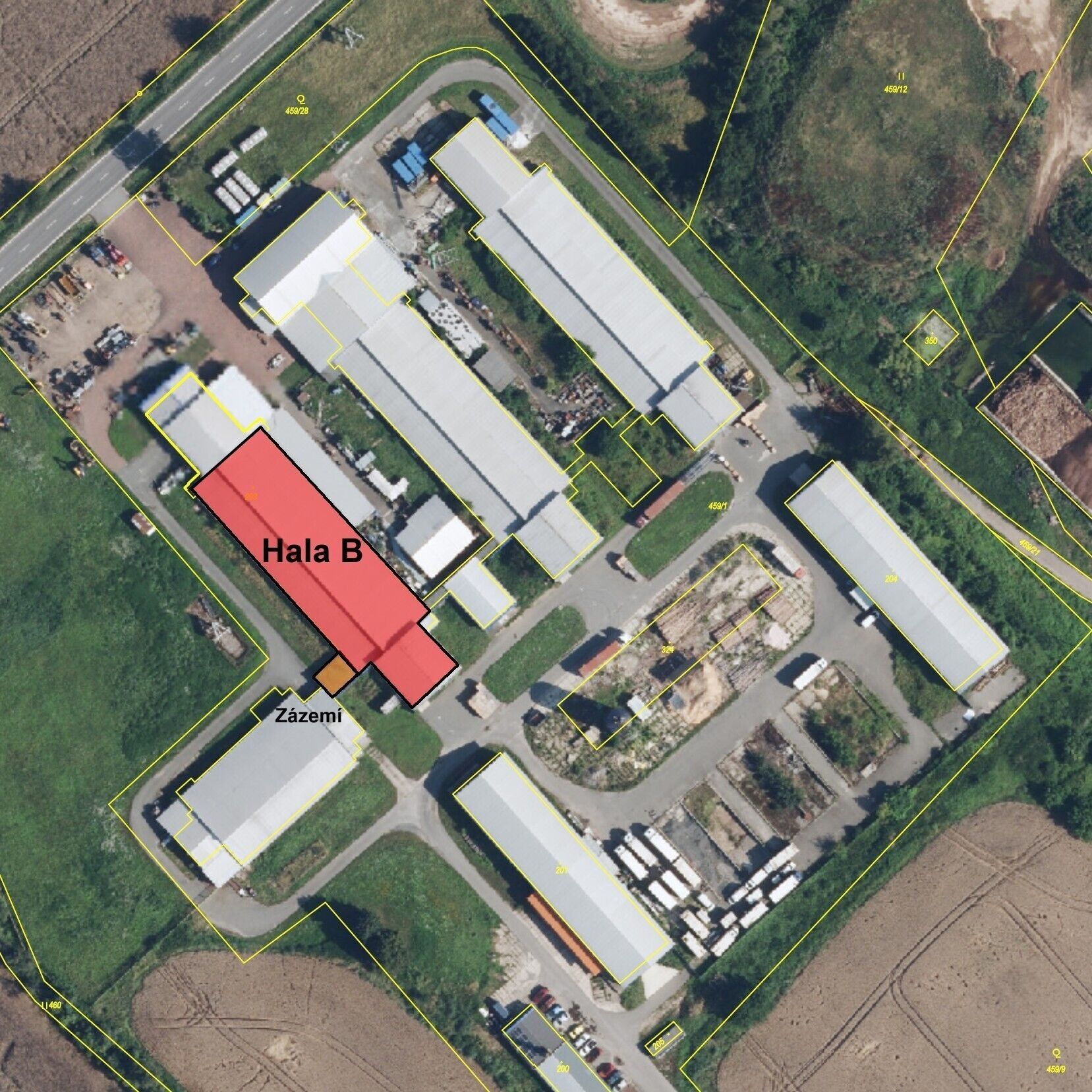 Sklady, Holohlavy, 1 611 m² - 1