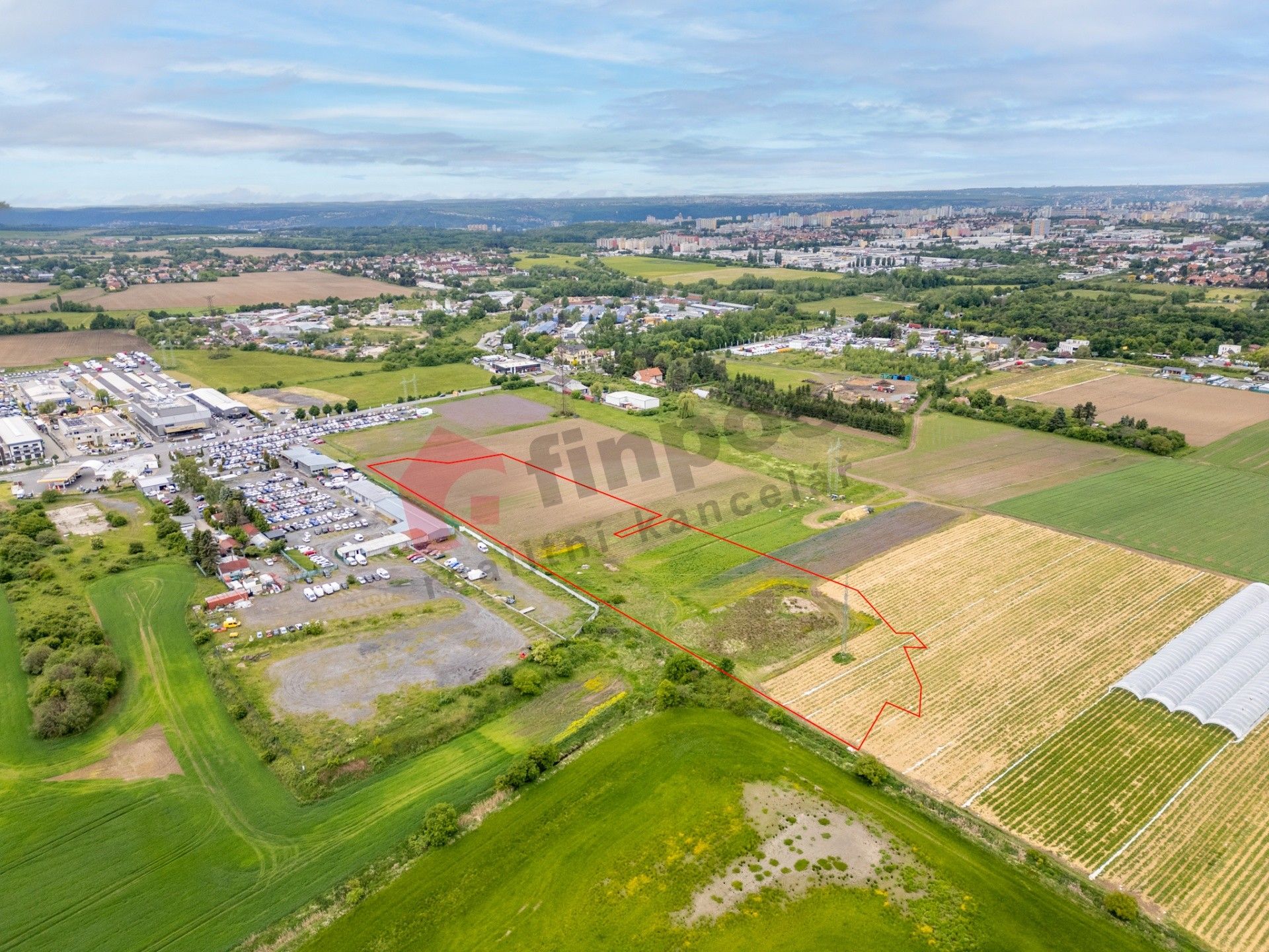 Zemědělské pozemky, K Verneráku, Praha