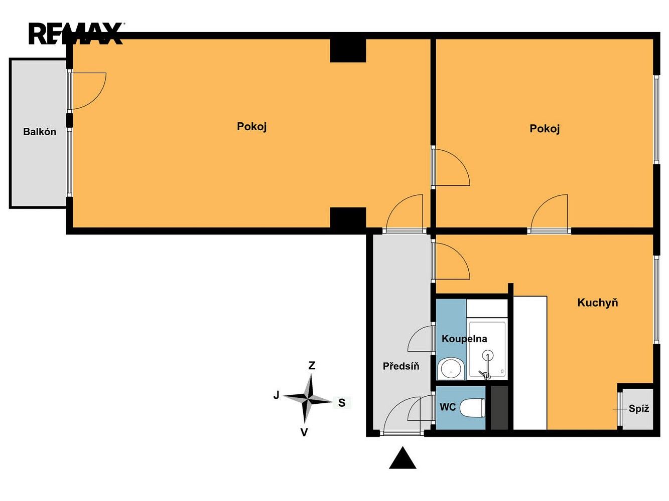 2+1, Zelenečská, Praha 9 - Hloubětín, 50 m² - 2