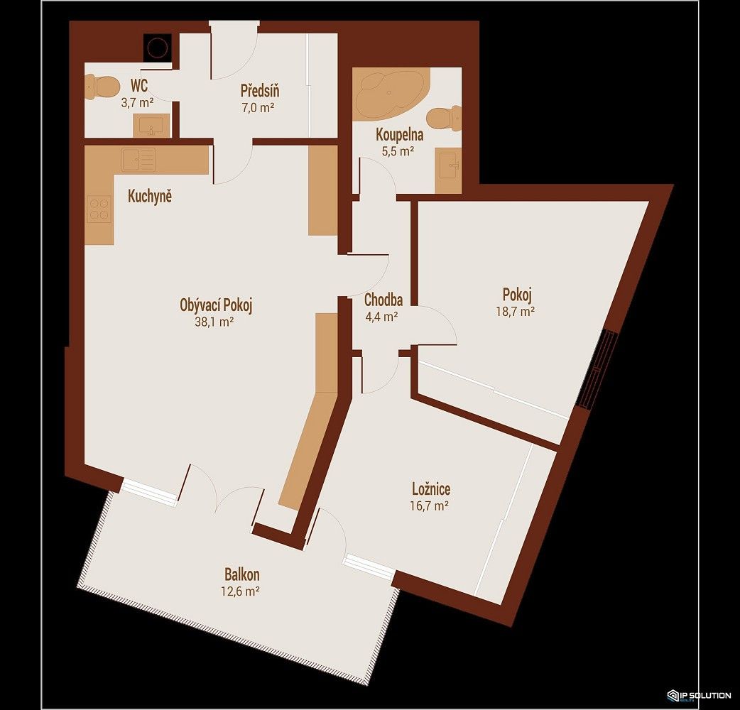 Byt 3+kk · 102 m² · Škrábkových, Praha 9 - Letňany - 4