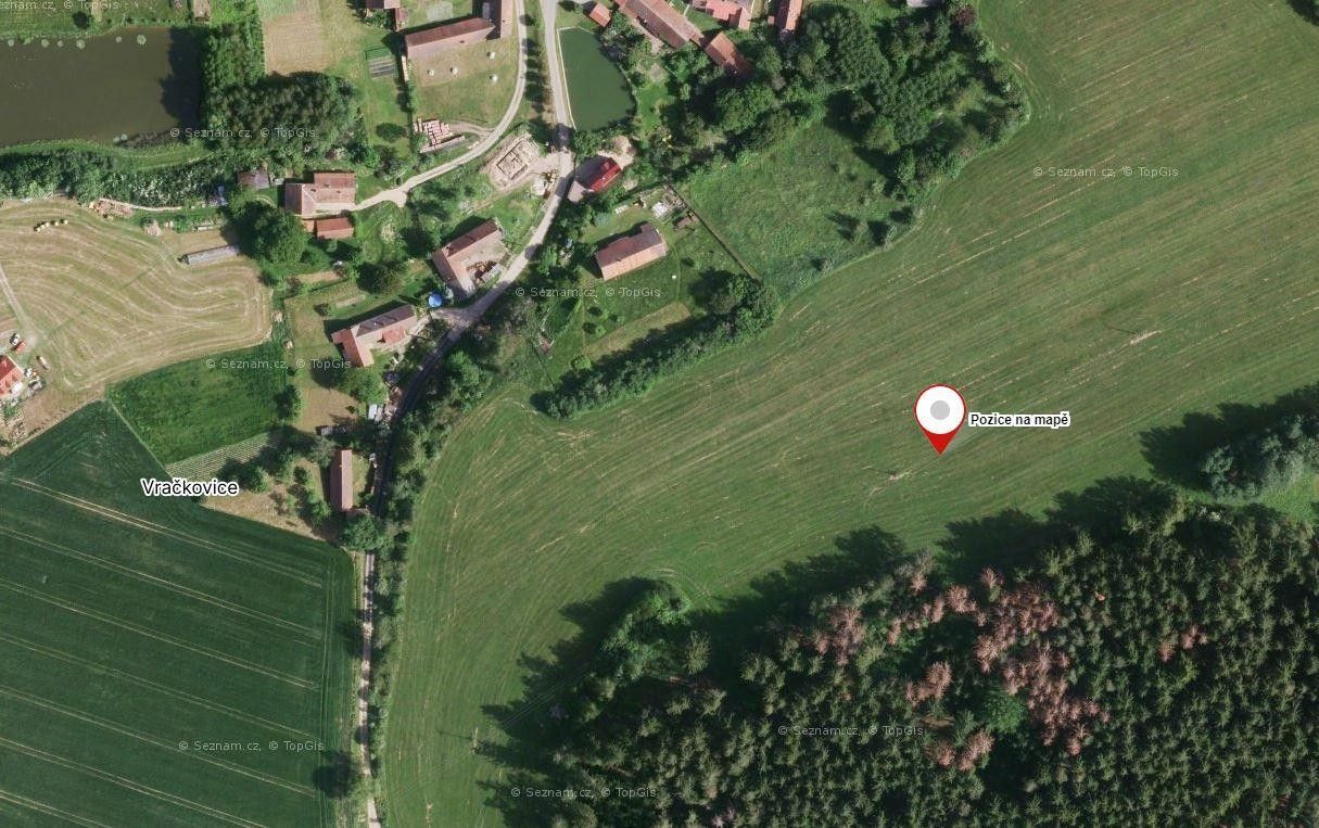 Zahrady, Vračkovice, Načeradec, 11 139 m² - 2