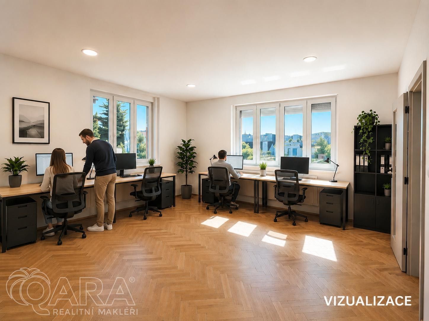 Kanceláře, K dubinám , Praha Hodkovičky, 80 m² - 1