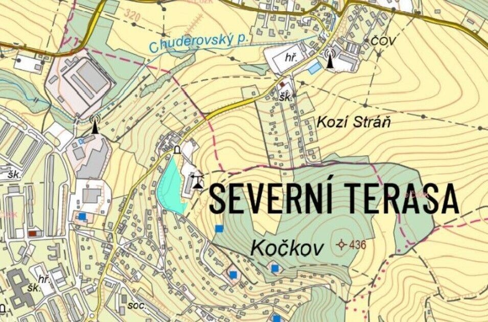 Louky, Ústí nad Labem, 11 012 m²