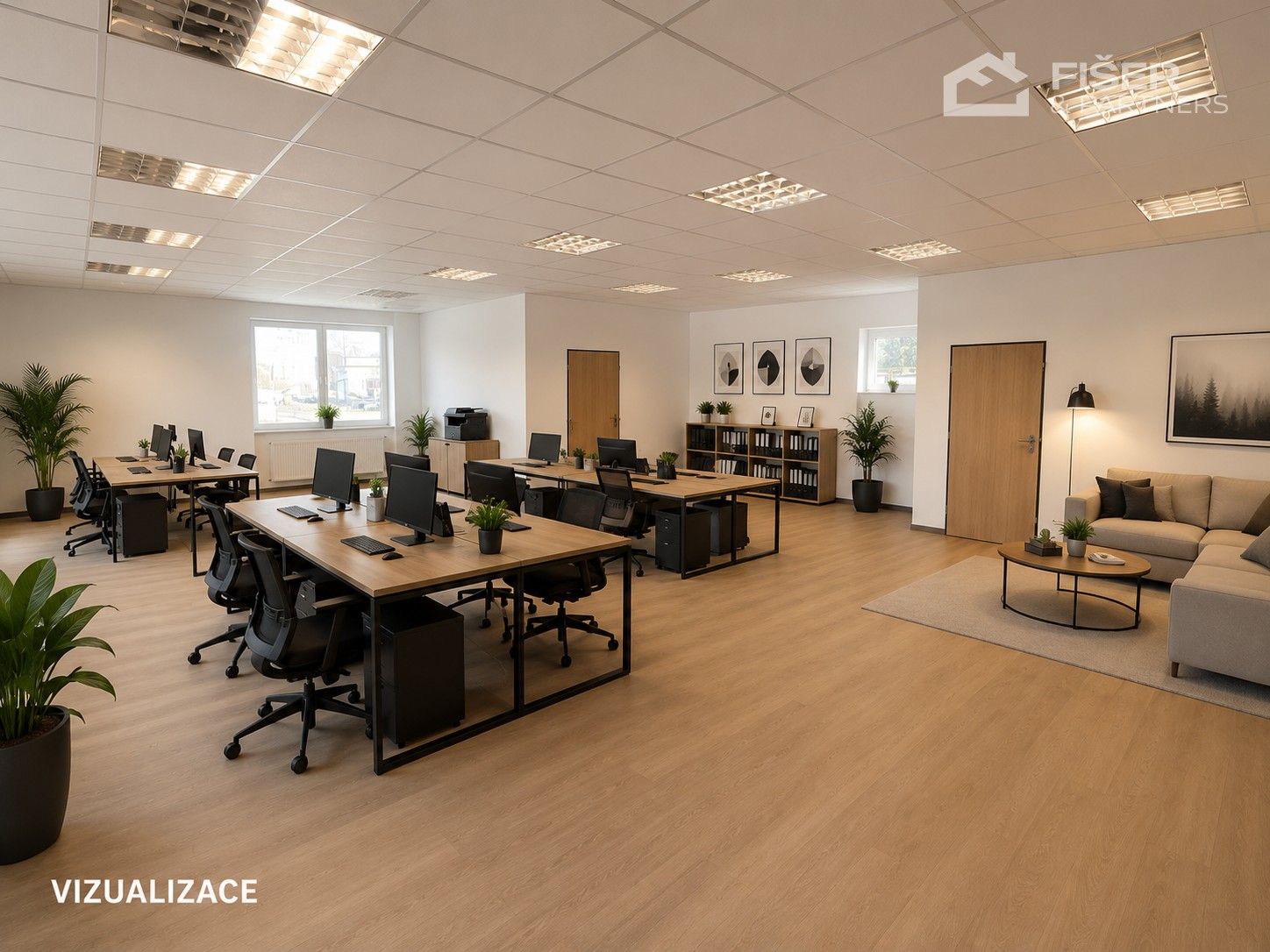 Pronájem kancelář - Vsetínská, Valašské Meziříčí, 154 m² - 5