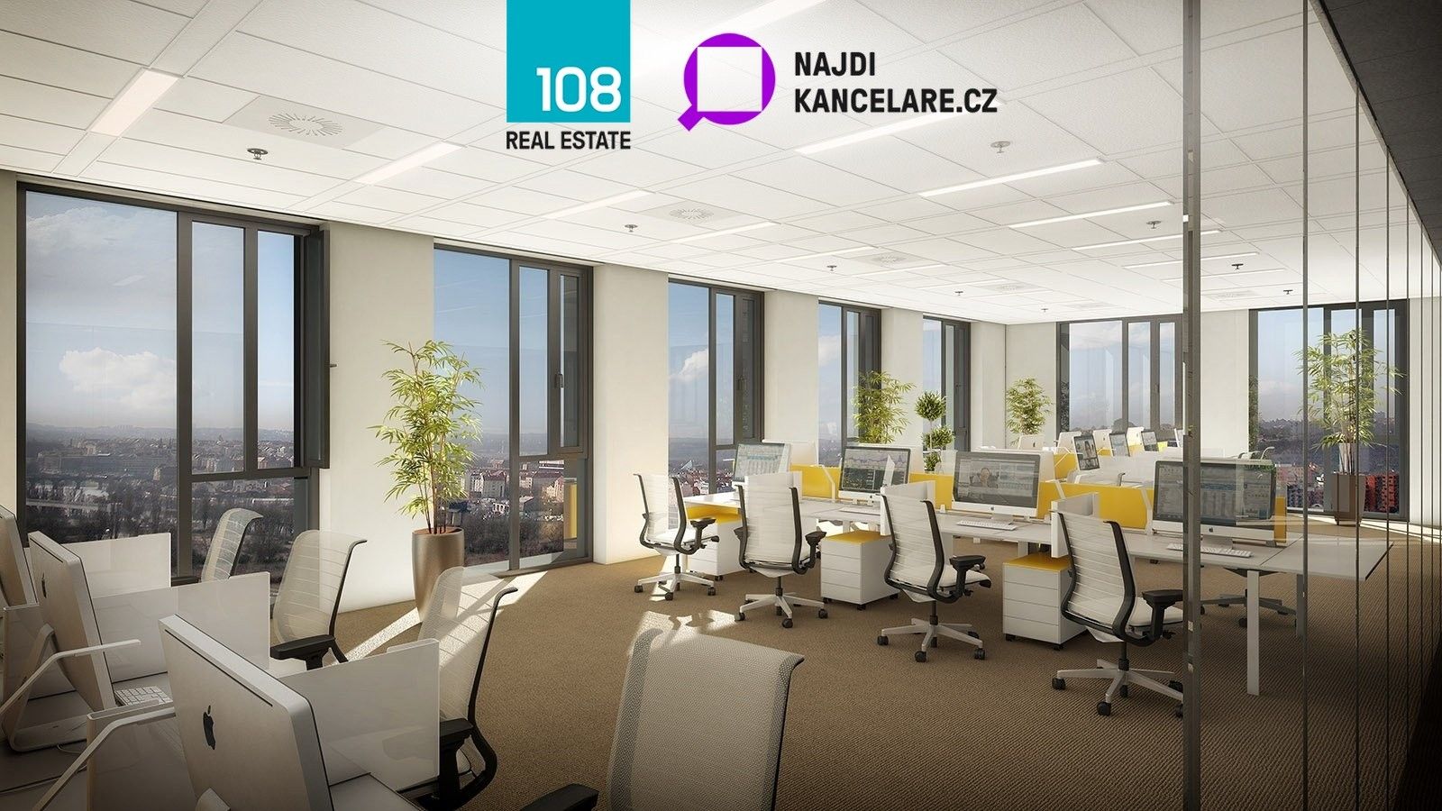 Pronájem kancelář - Sokolovská 689, Praha, 819 m²