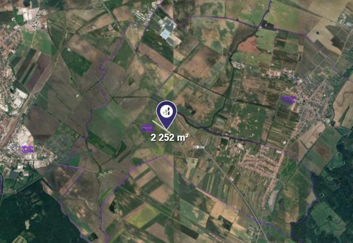 Zemědělské pozemky, Kostice, 2 252 m² - 2