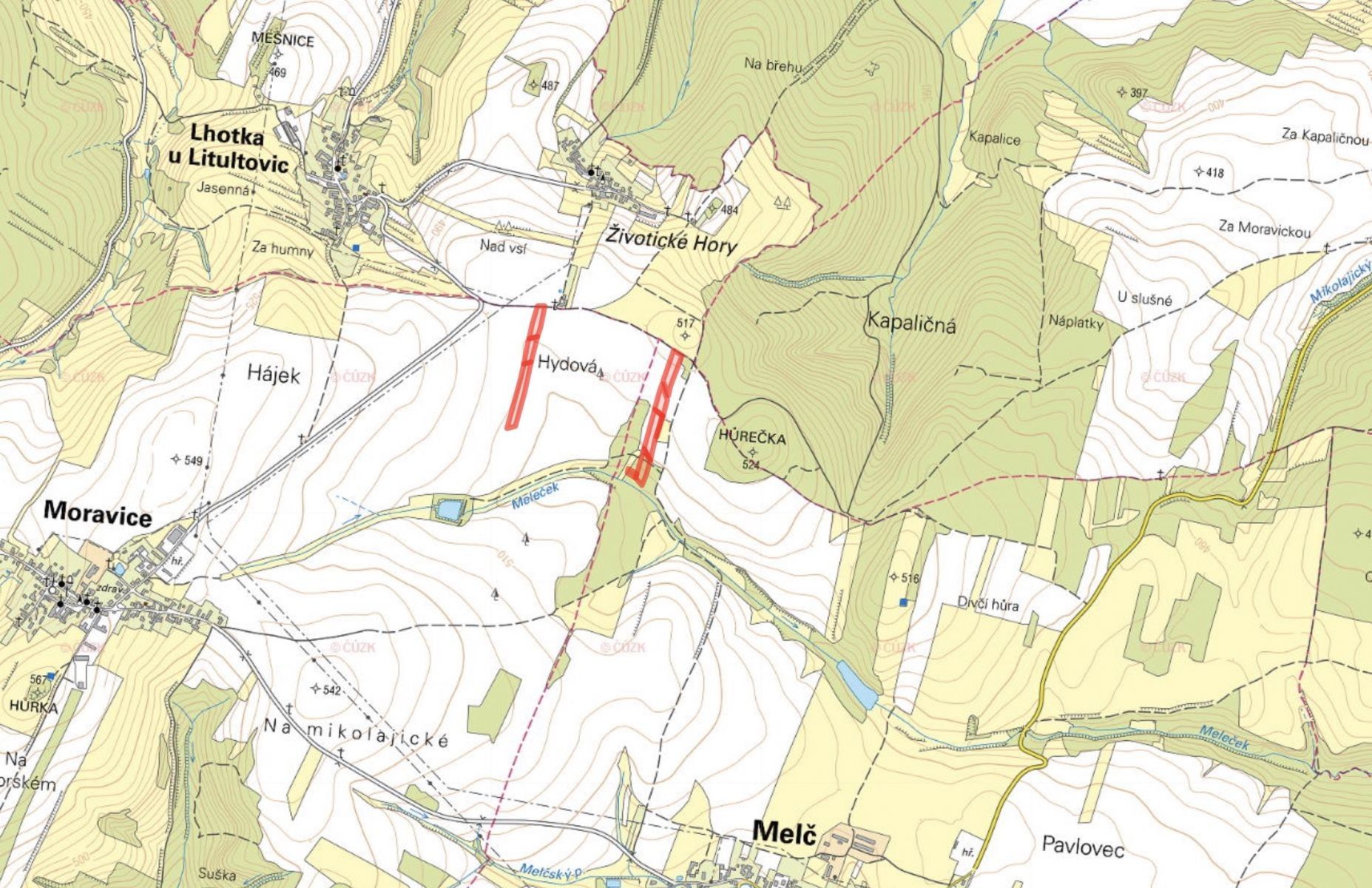 Prodej zemědělský pozemek - Melč