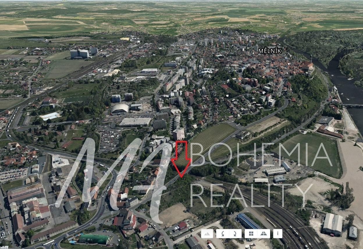 Prodej komerční pozemek - Přístavní, Mělník, 613 m²