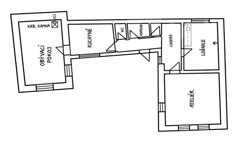 Rodinné domy, Haluzice, 90 m² - 2
