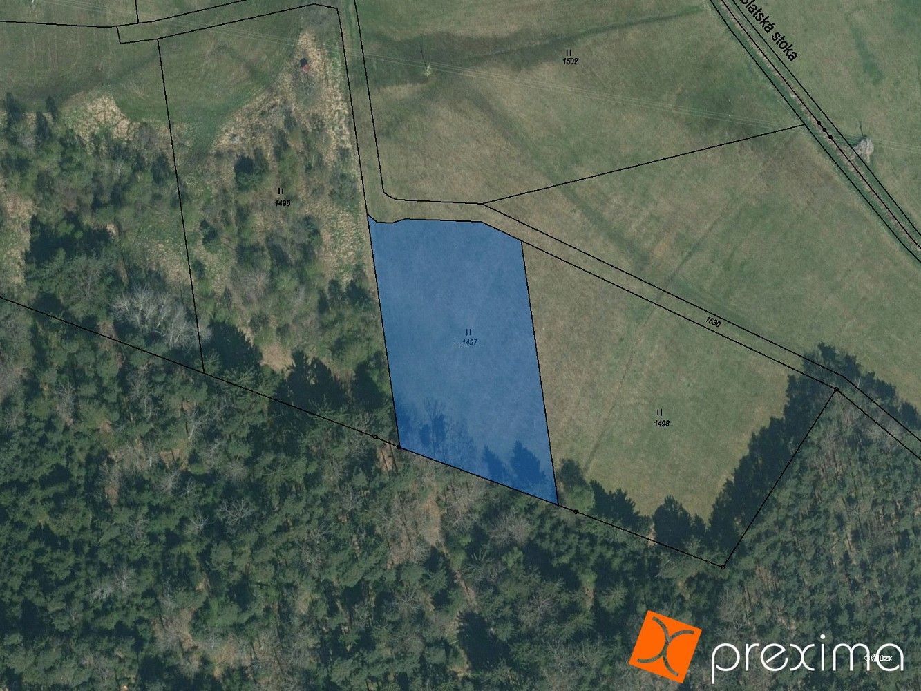 Pozemek, 1 097 m²