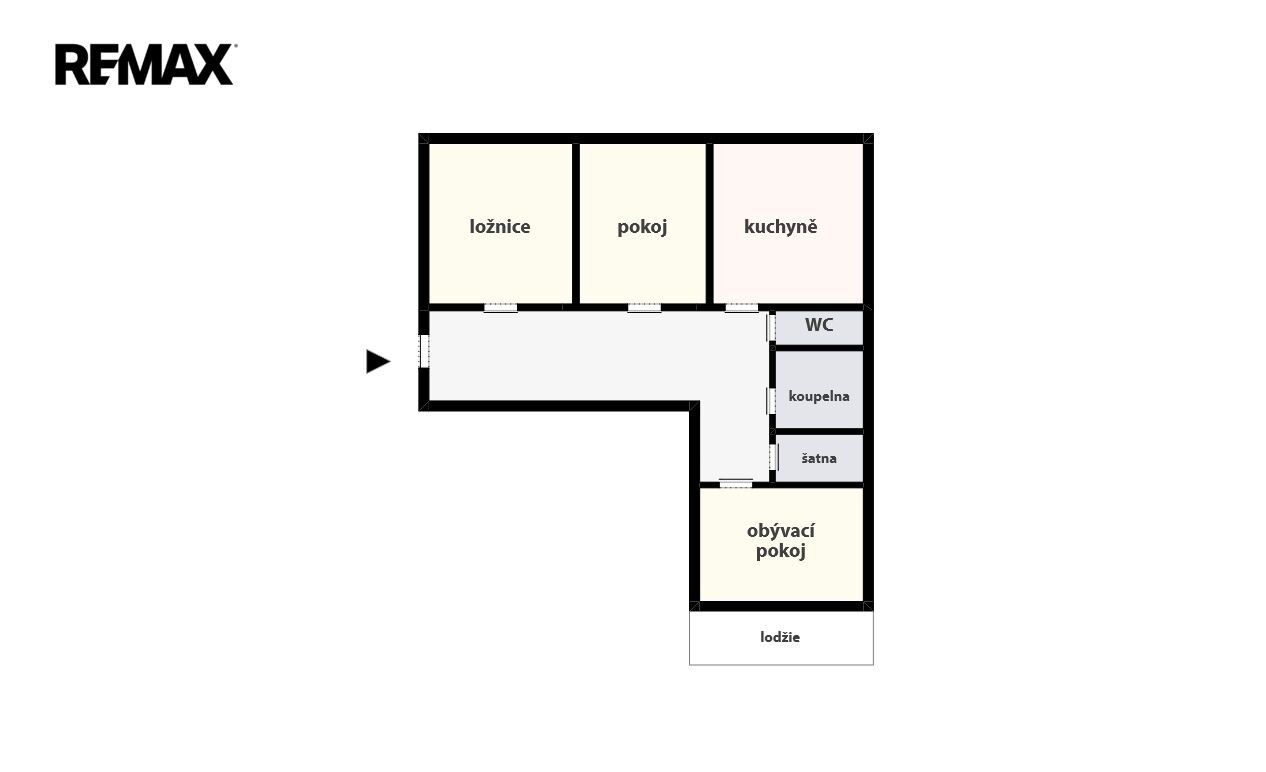 Byt 3+1 · 74 m² · Dubková 1542, Rožnov pod Radhoštěm - 4