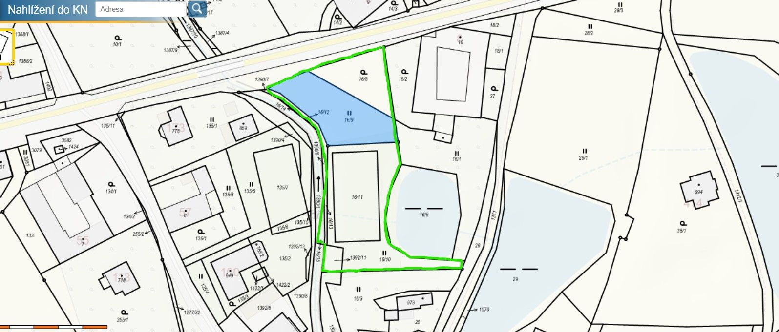 Komerční pozemky, Otín, Jindřichův Hradec, 2 909 m²