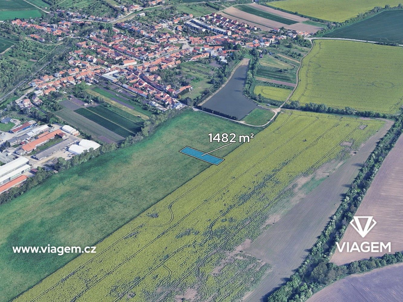 Zemědělský pozemek, 1 482 m²