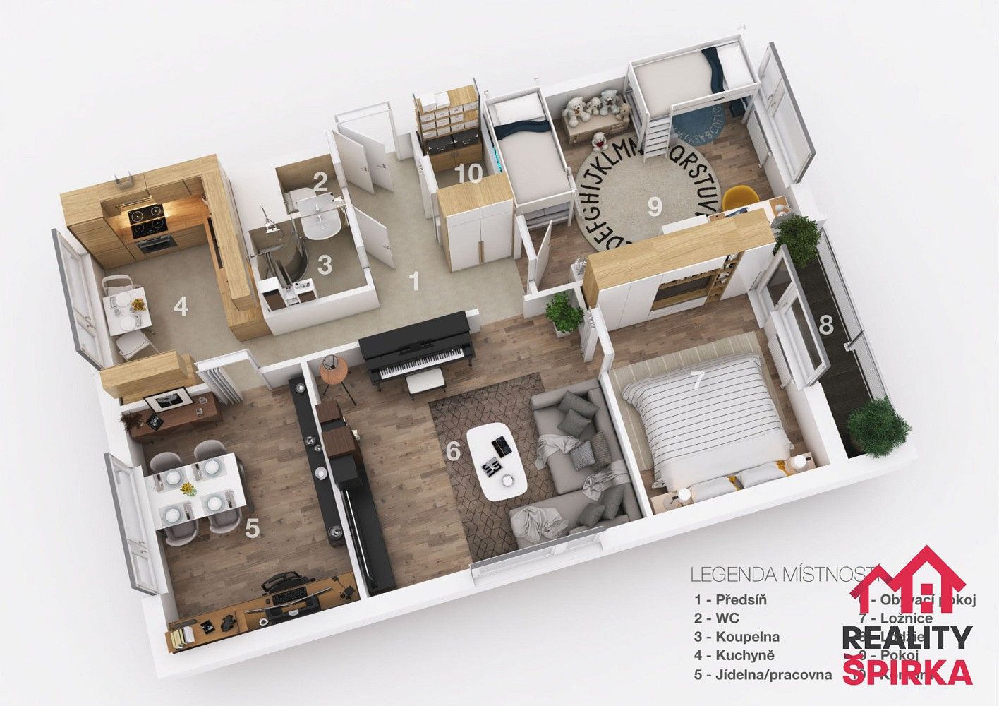 Prodej byt 4+1 - Jiráskova, Moravská Třebová - Předměstí, okres Svitavy, 82 m² - 5