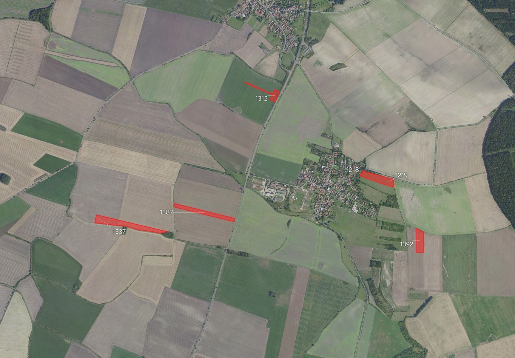 Zemědělské pozemky, Velenice