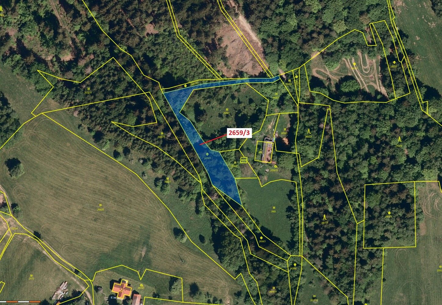 Prodej pozemek - Valašská Bystřice, okres Vsetín, Zlínský kraj - 2