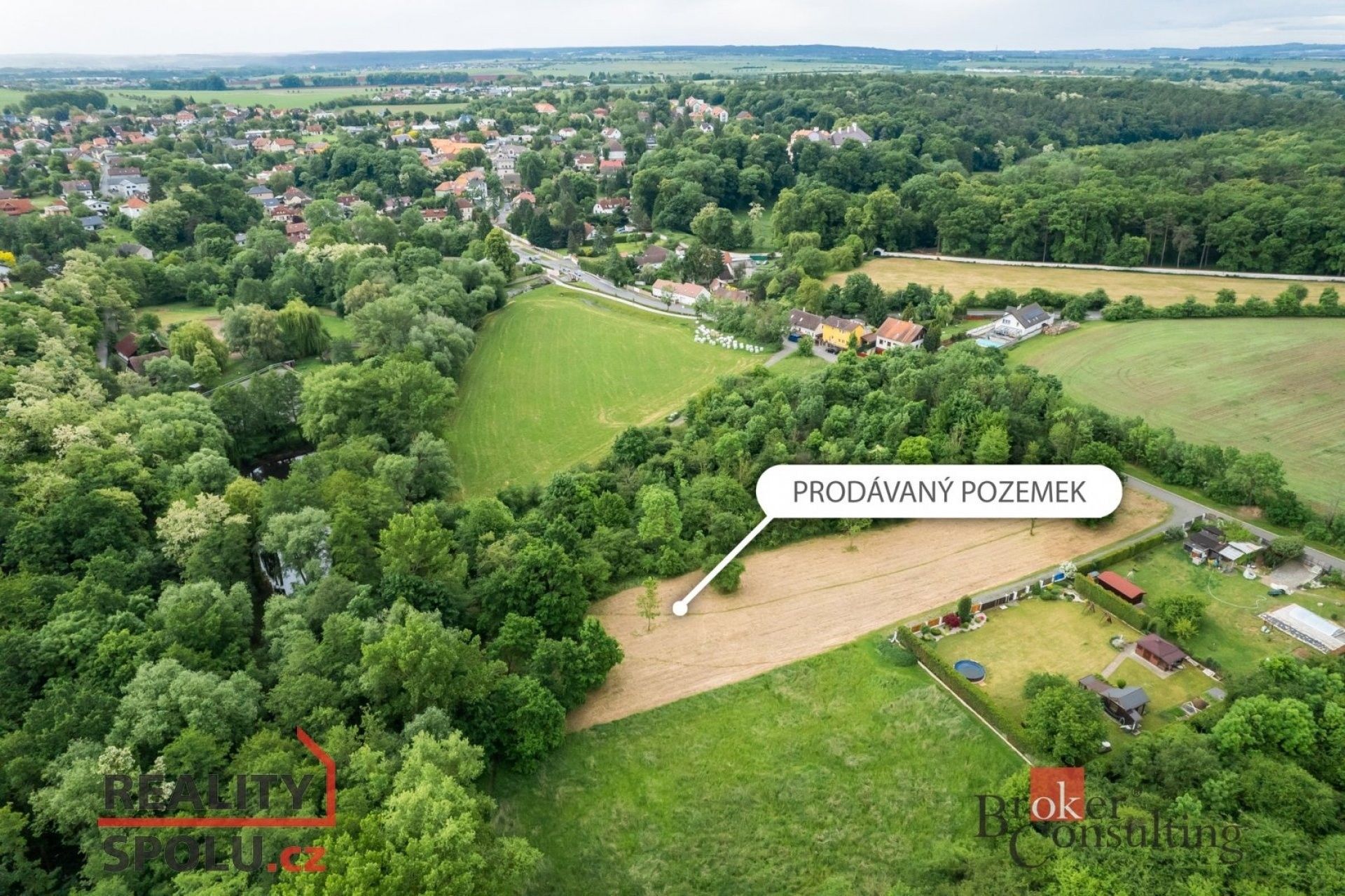 Zahrady, Koloděje, Praha, 2 514 m²