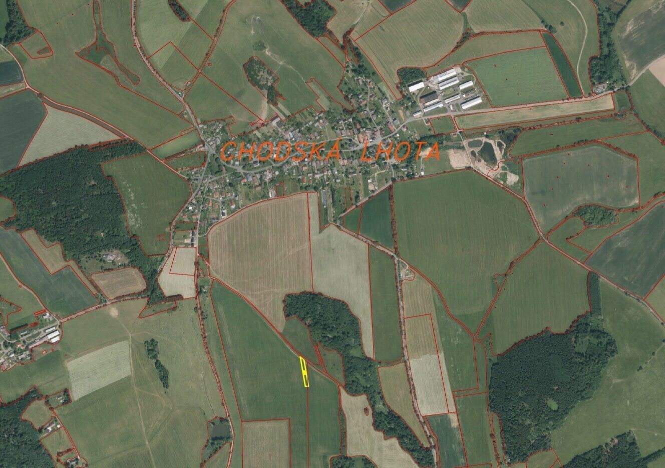 Zemědělské pozemky, Chodská Lhota, 1 430 m² - 2