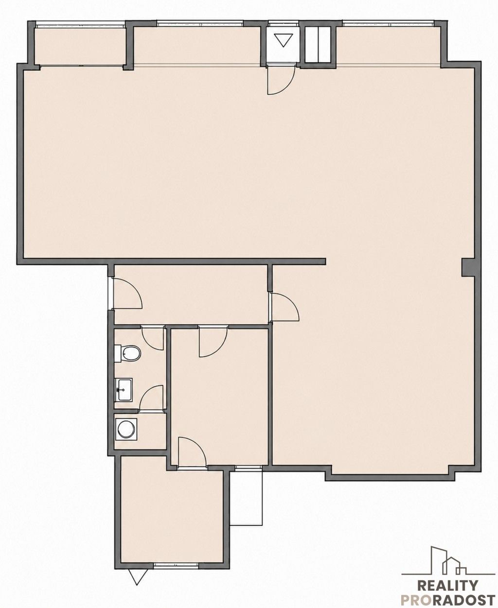 Obchodní prostory · 230 m² · Smilova 401, Pardubice Zelené Předměstí - 4