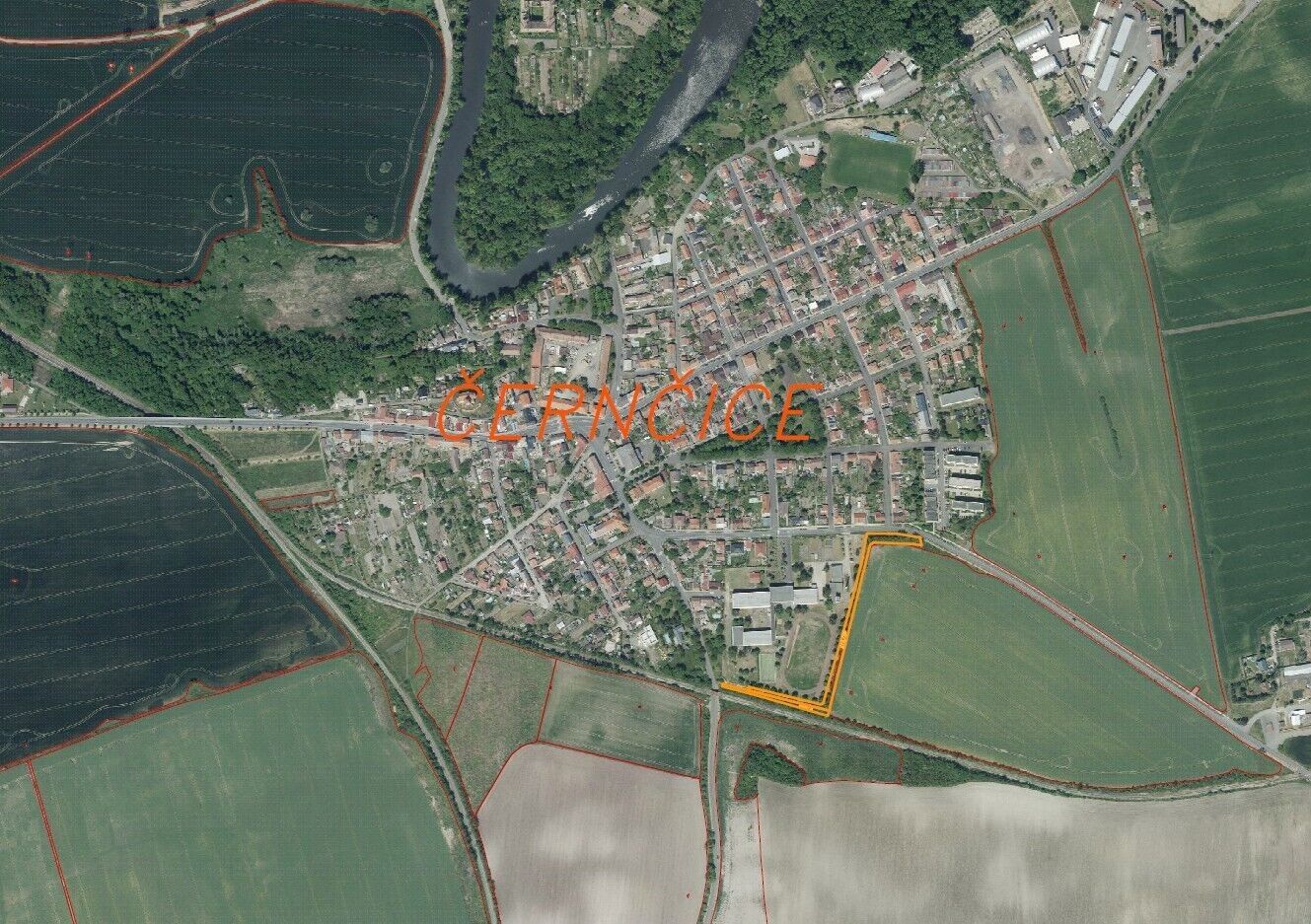 Prodej pozemek - Černčice, 3 m²
