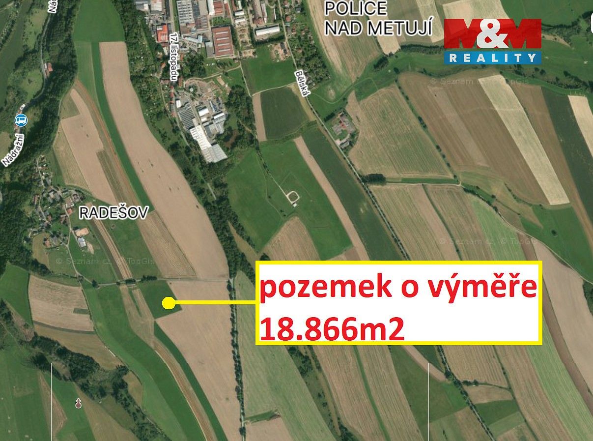 Prodej louka - Police nad Metují - Radešov, okres Náchod, Královéhradecký kraj - 2