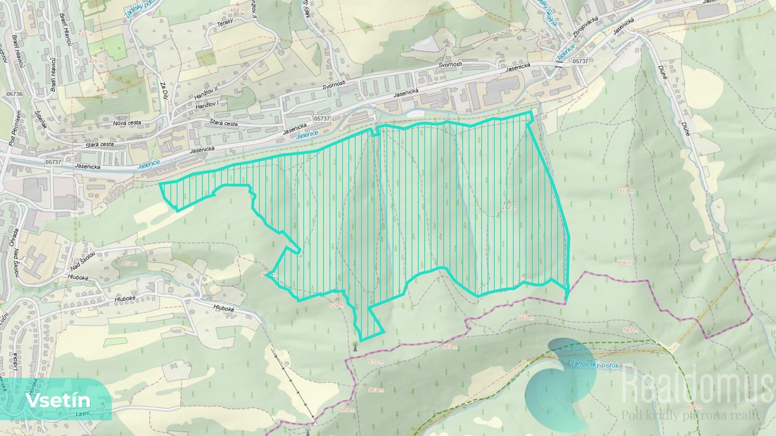 Lesy, Vsetín, 12 054 m² - 1