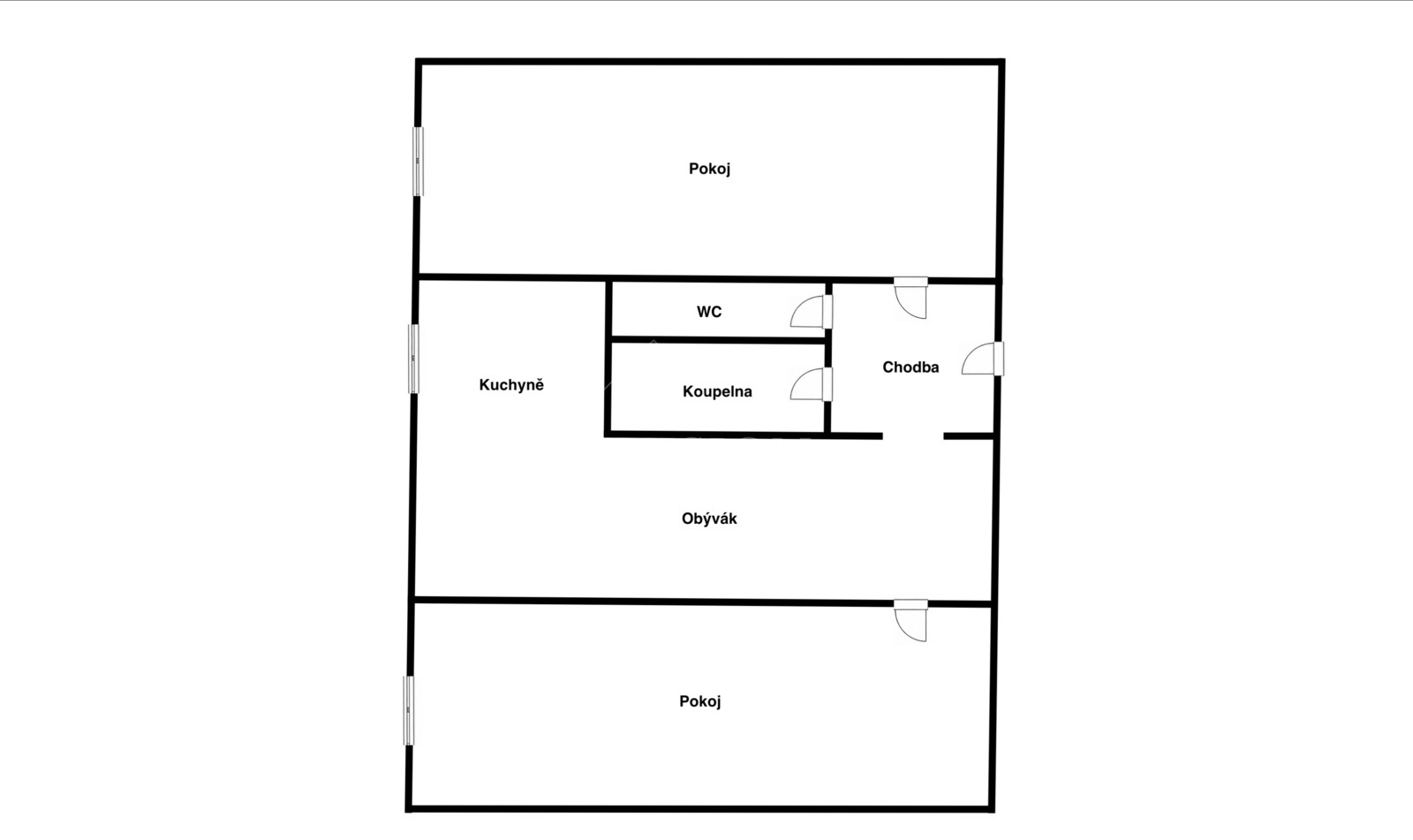 Prodej byt 3+1 - Čs. armády, Milevsko, 68 m² - 5