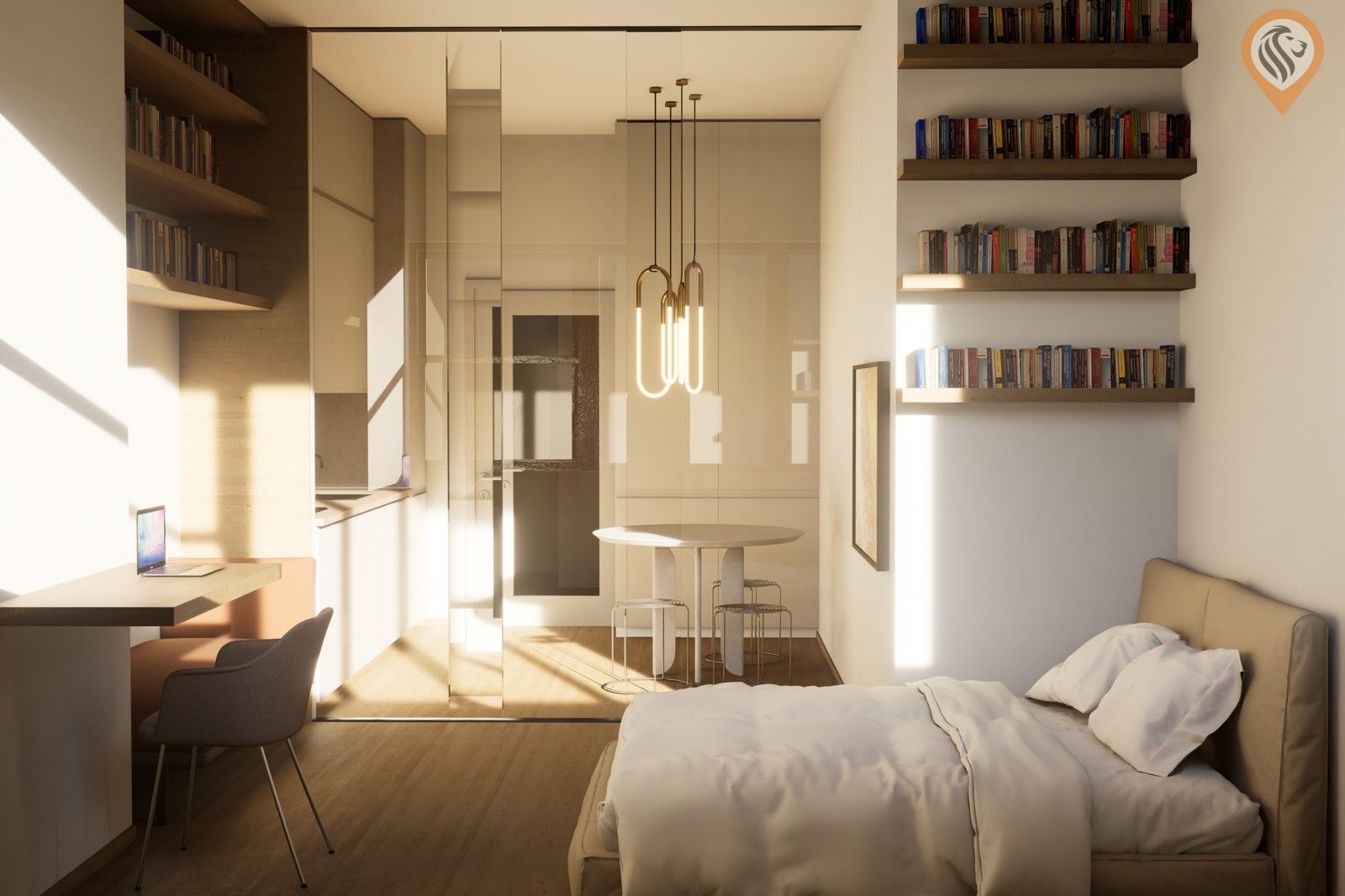 1+kk, Vinařská, Praha Holešovice, 31 m² - 1