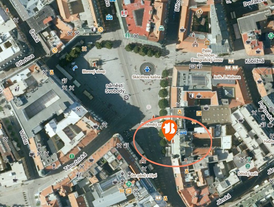 Obchodní prostory, náměstí Svobody, Brno - Brno-město, 120 m² - 2