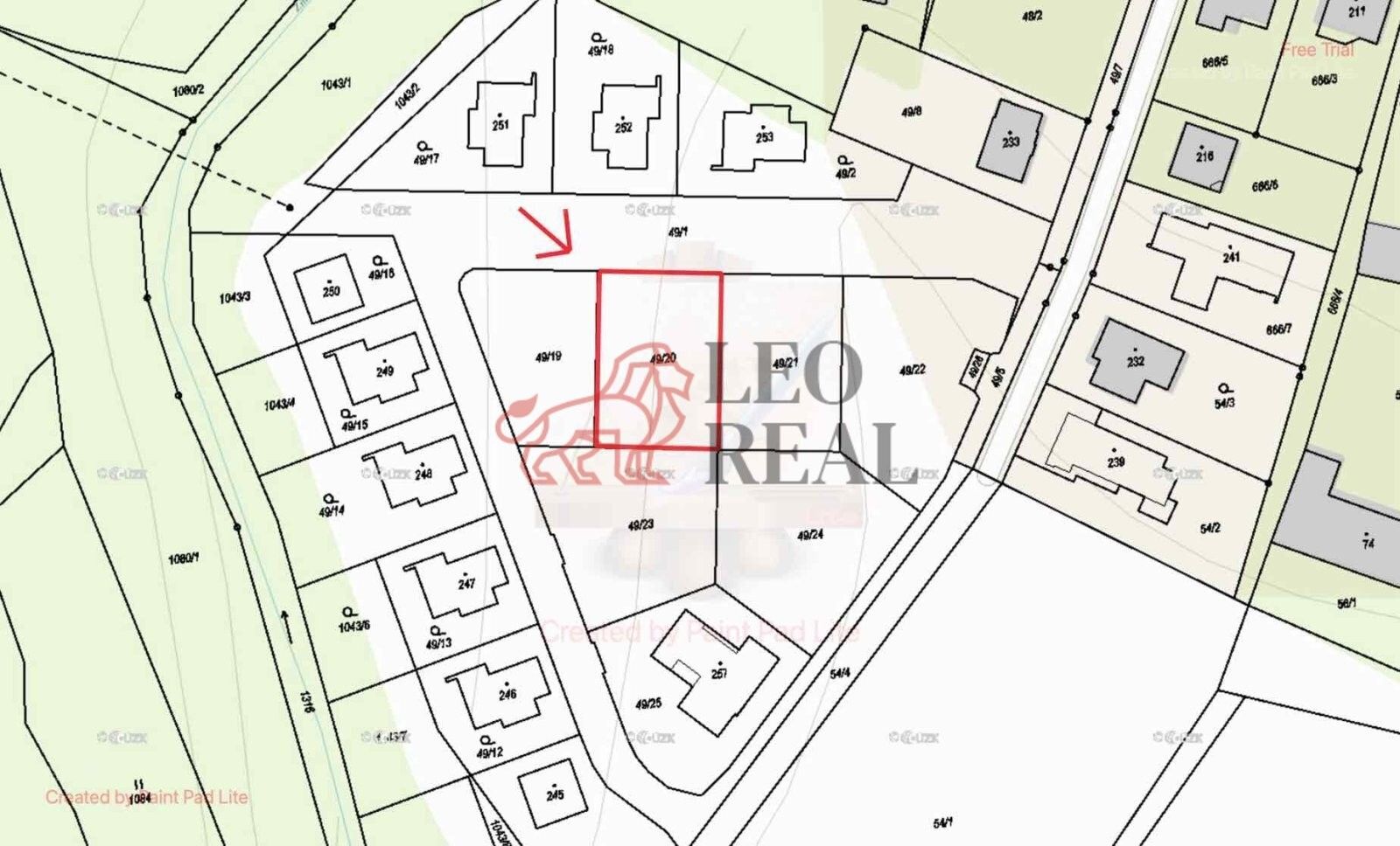 Prodej pozemek pro bydlení - Hostovice, Pardubice, 754 m²