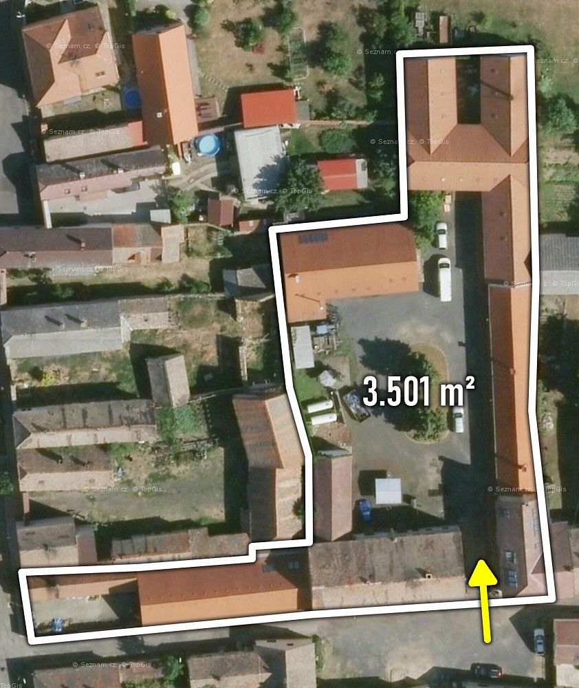 Sklady, Vršovice, okres Louny, Ústecký kraj, 3 501 m² - 1