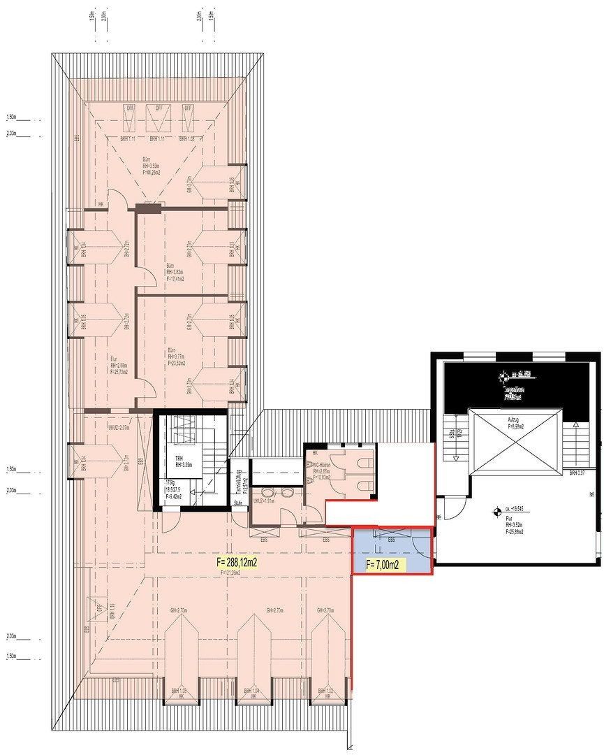Kanceláře, Döppersberg 19 Wuppertal Elberfeld Nordrhein-Westfalen 42103, 304 m² - 1