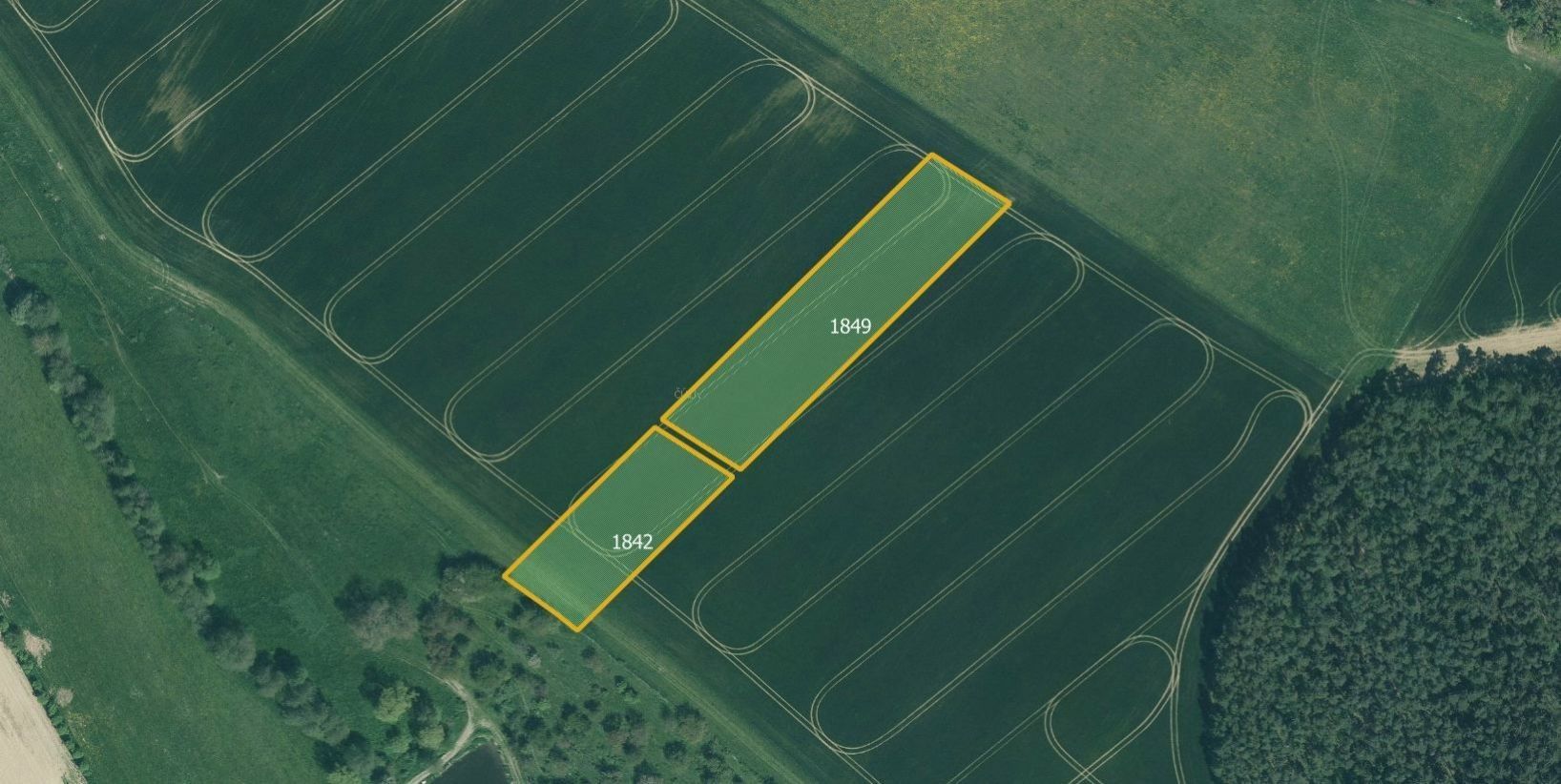 Zemědělské pozemky, Horušany, Soběkury