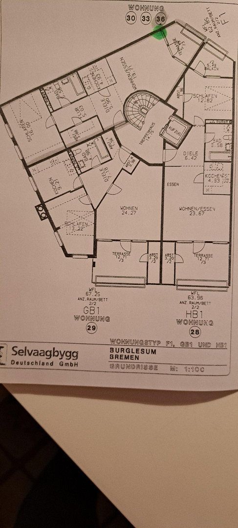 2+1, Bremen - Burg Lesum Burglesum Bremen 28719, 63 m² - 2