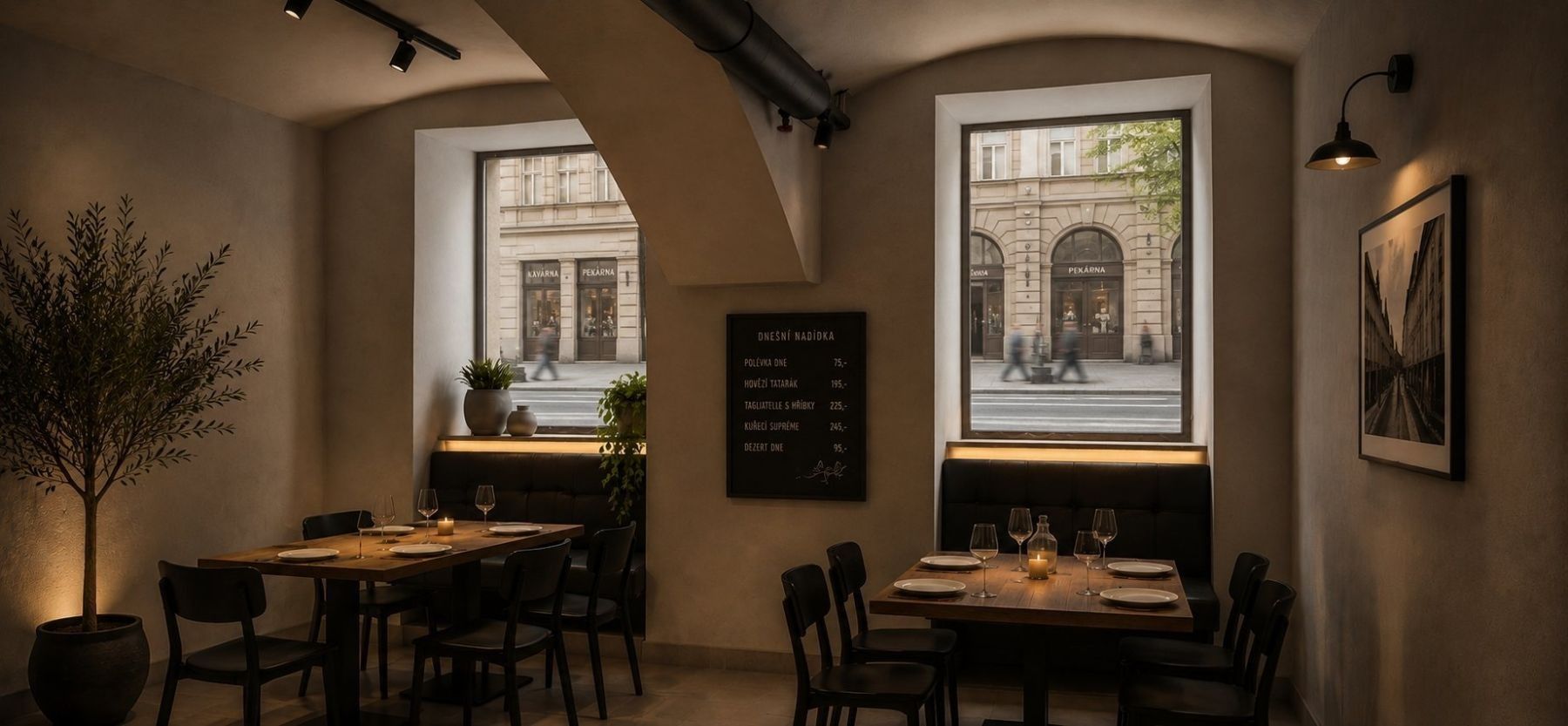 Obchodní prostory, Sokolská, Praha - Nové Město, 272 m² - 1