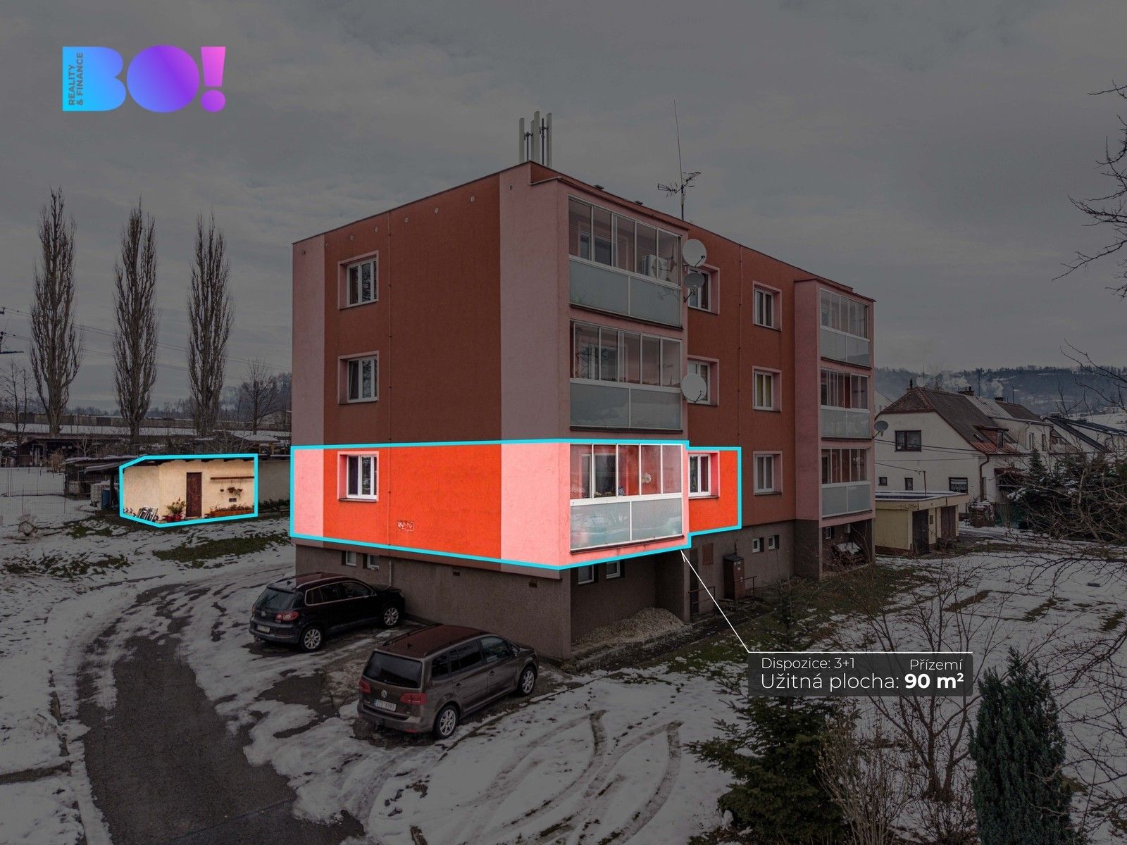 3+1, Vendryně, 92 m²