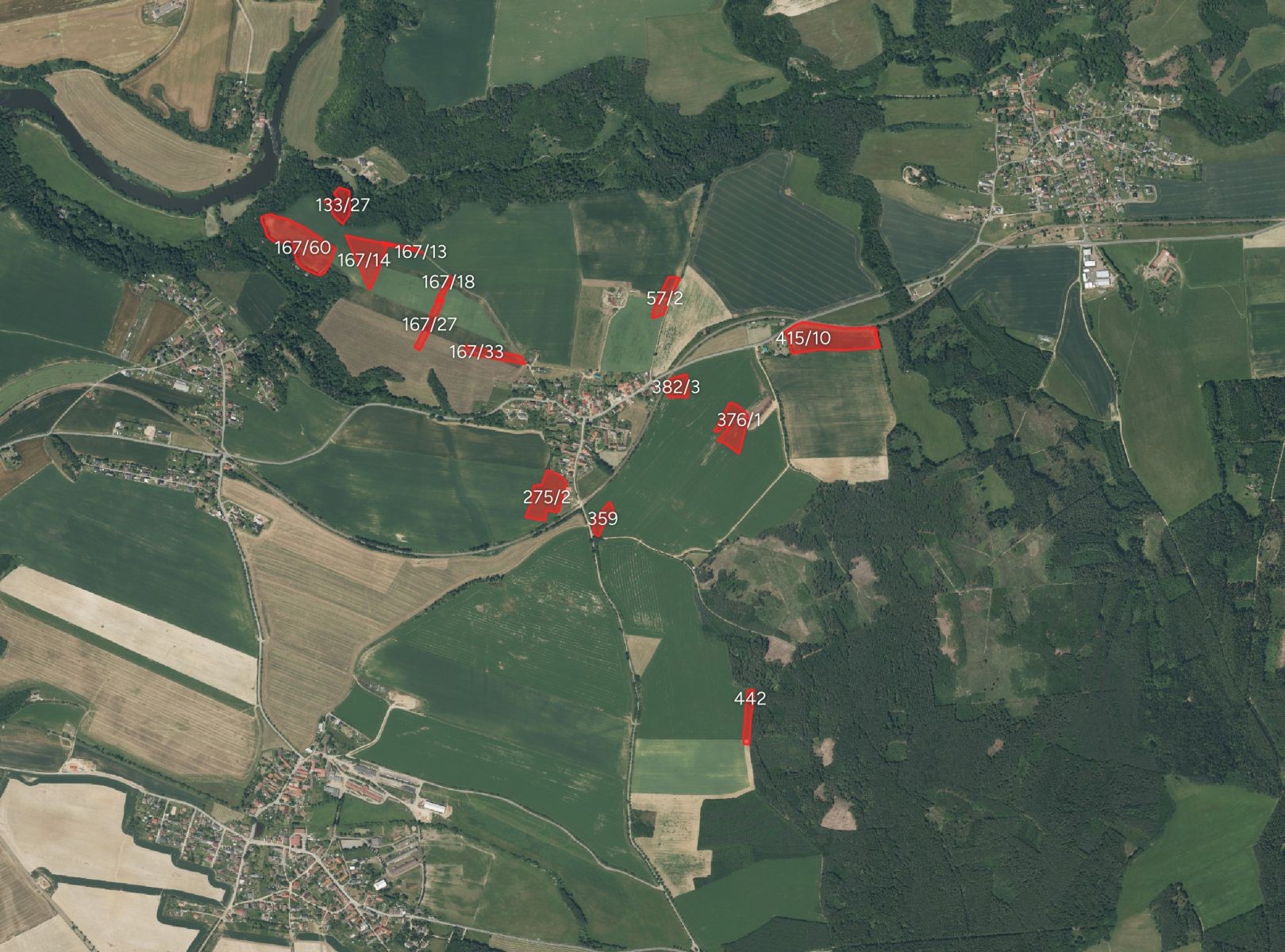 Zemědělský pozemek, 48 025 m²