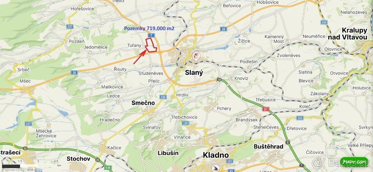 Pozemky pro bydlení, Slaný, 274 01