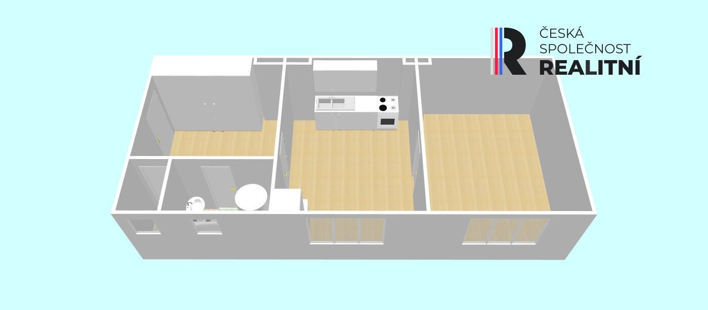 Byt 1+1 · 50 m² · Tovární, Kryry - 4