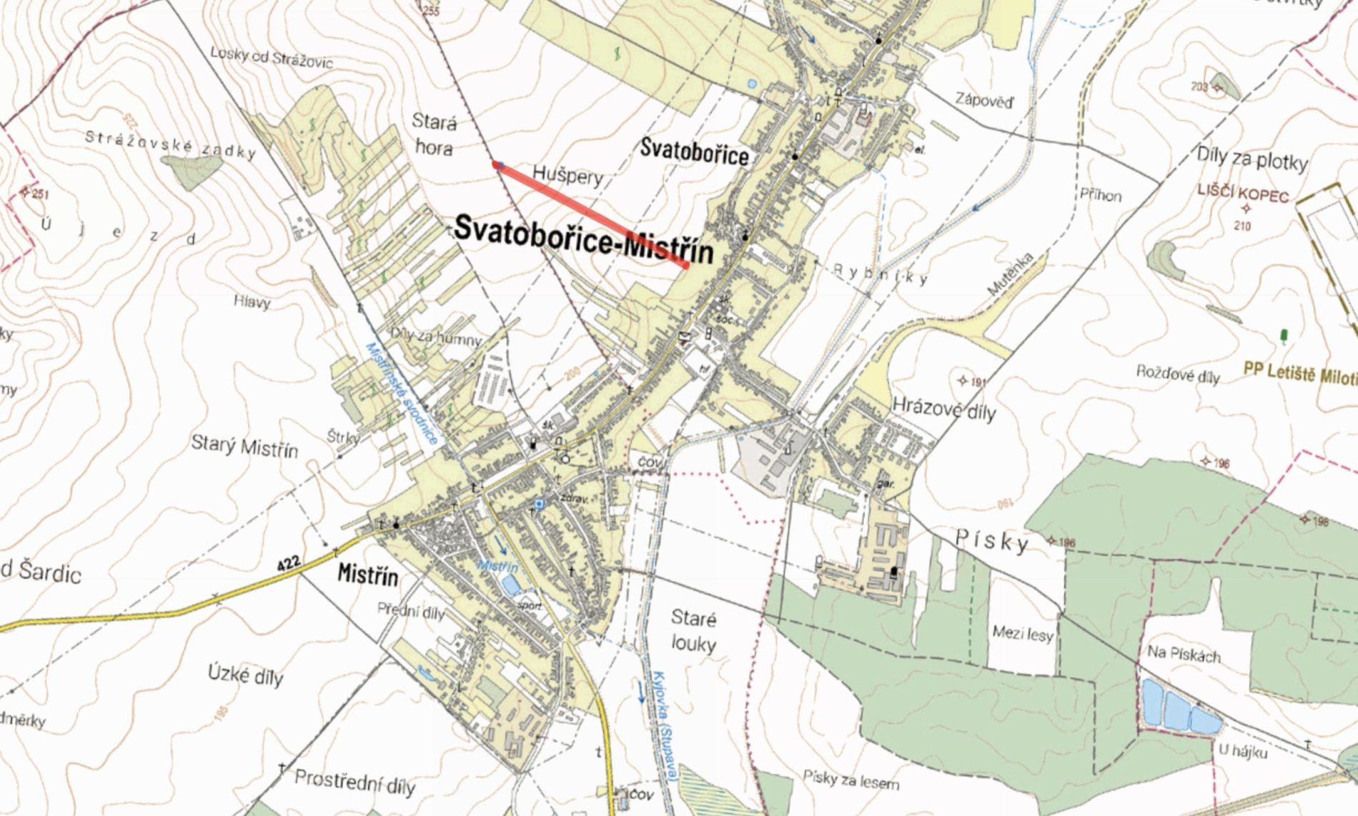 Zemědělské pozemky, Svatobořice-Mistřín Svatobořice - 2