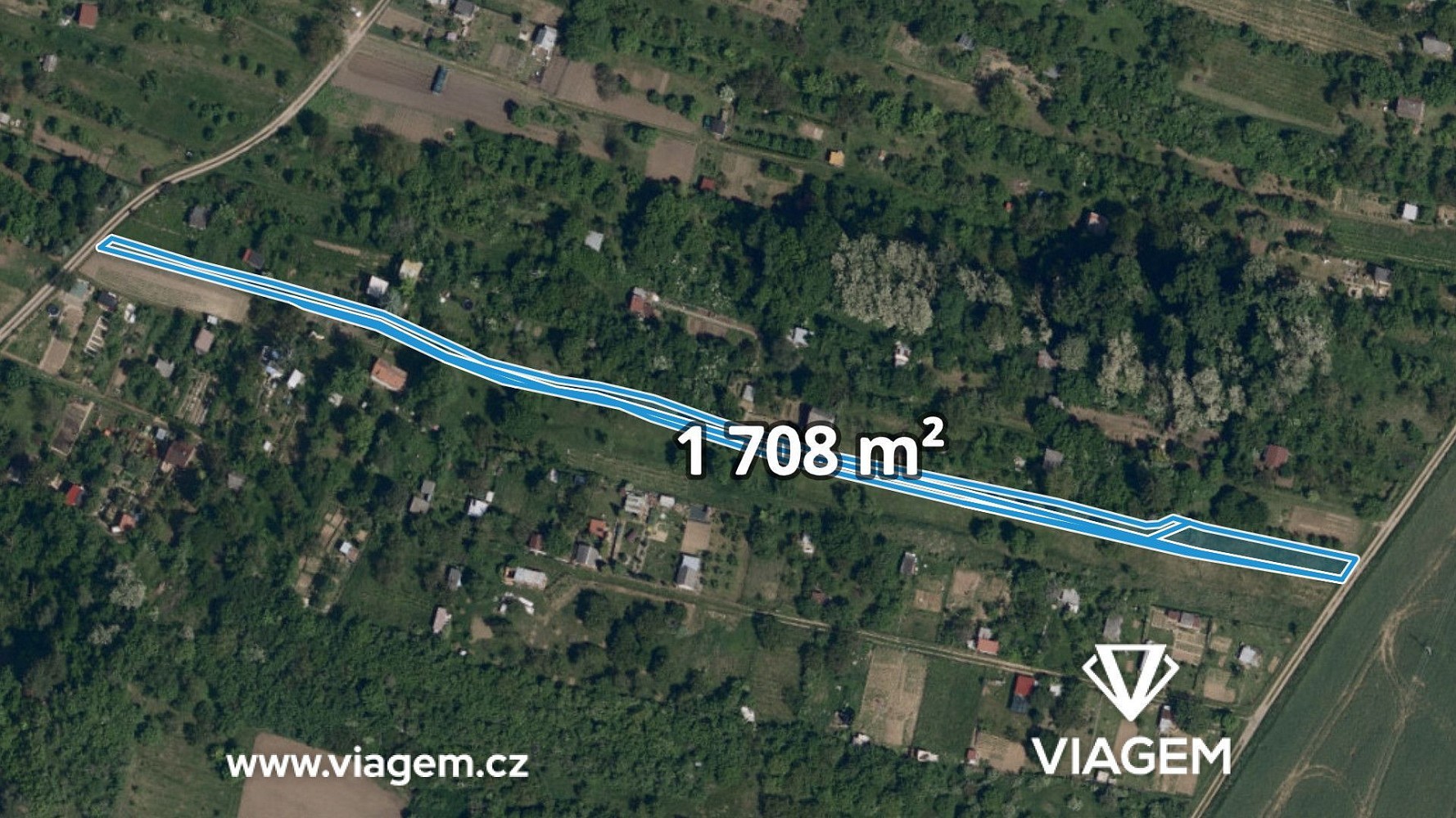 Zahrada, 1 708 m²
