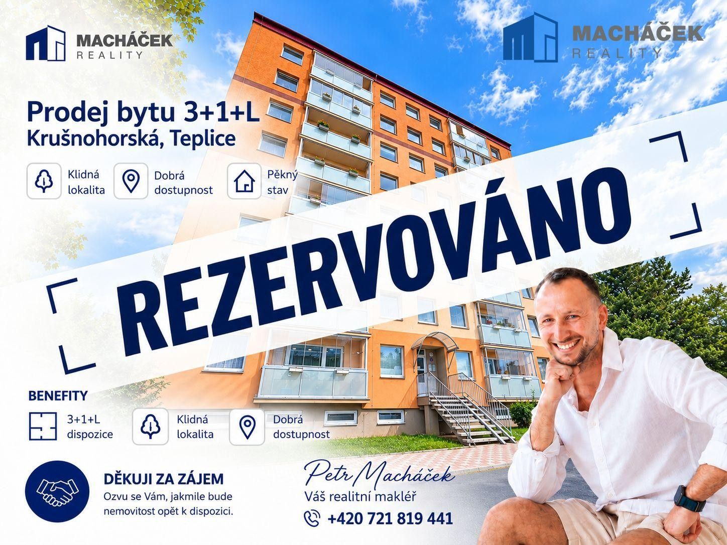 3+1, Krušnohorská, Teplice Trnovany, 73 m² - 2