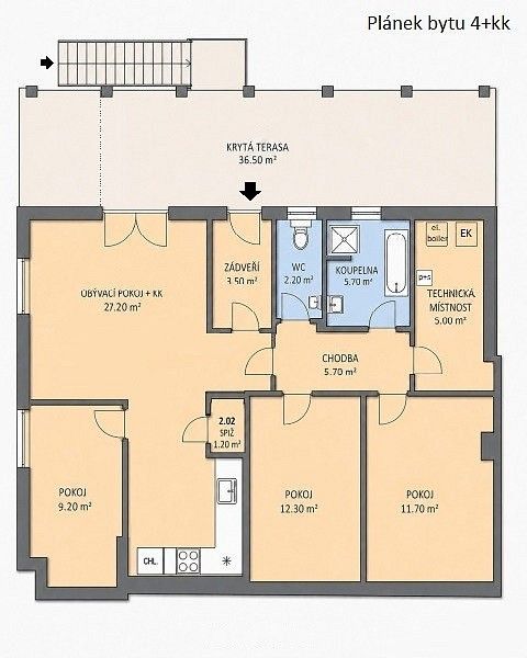 4+kk, Jirny, okres Praha-východ, 84 m² - 2
