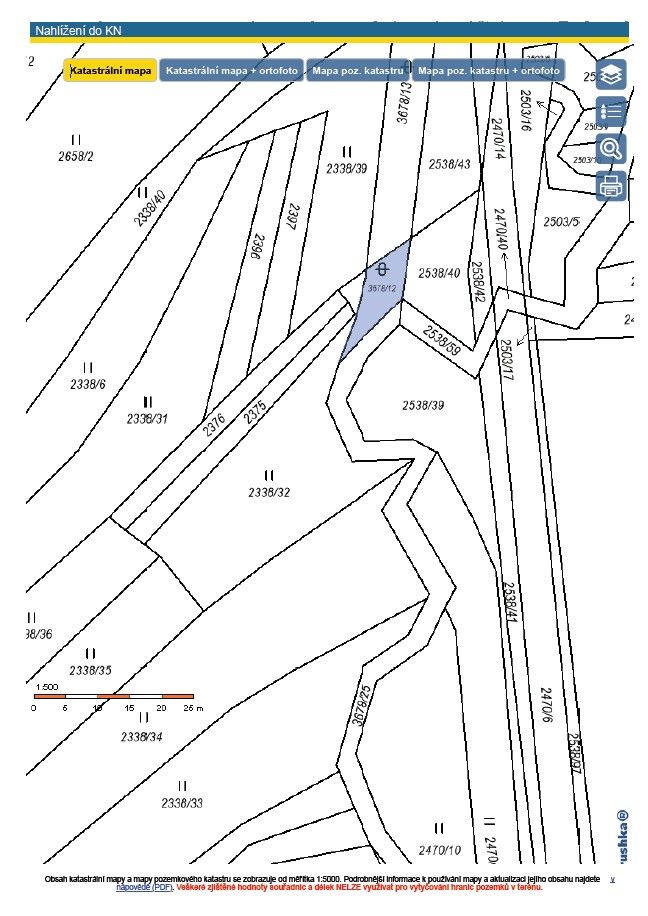 Pozemky pro bydlení, Újezd u Valašských Klobouk, 763 25