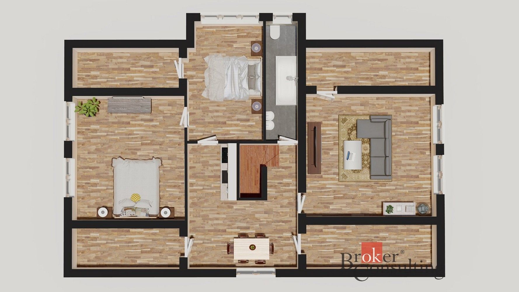 Byt 4+1 · 143 m² · Sklárenská, Vrbno pod Pradědem, okres Bruntál - 4
