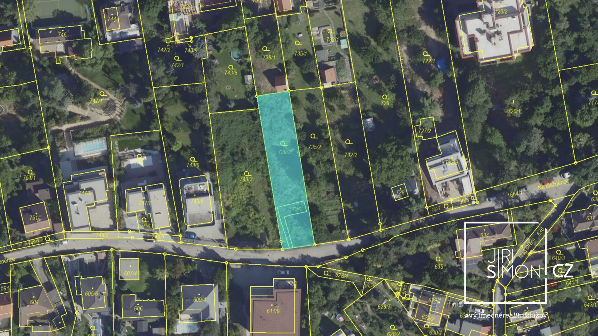 Prodej pozemek pro bydlení - Na dlážděnce, Praha, 700 m²